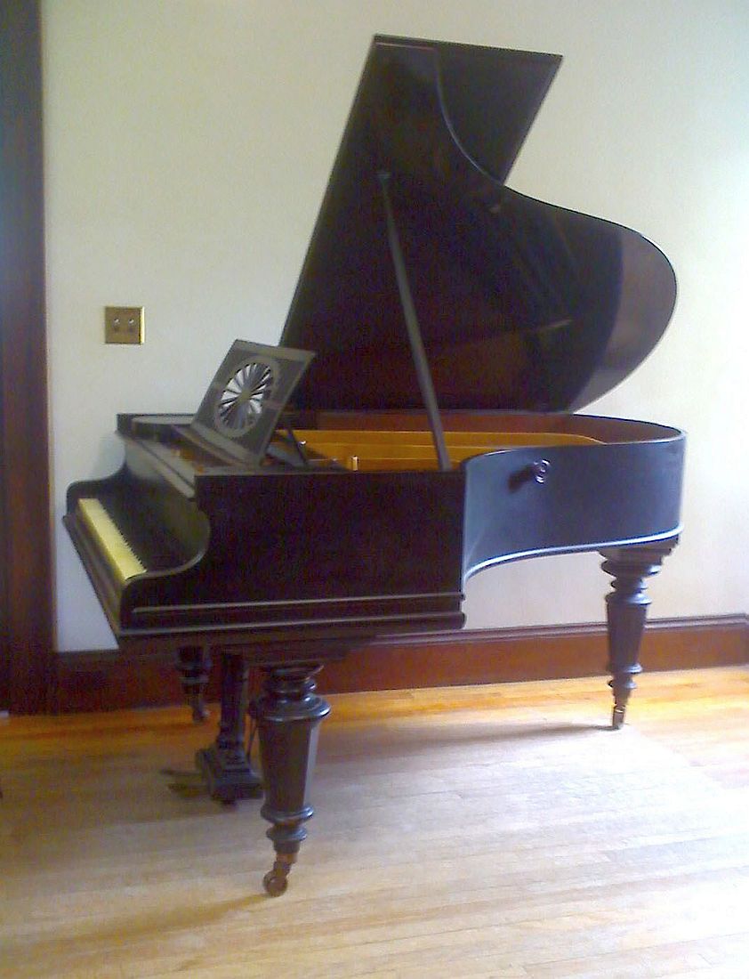 1892 Bechstein piano in the Frederick Collection